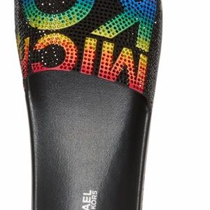 Michael kors Gilmore Slide knit Sandal size 8M